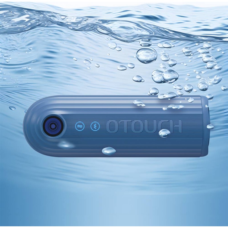 OTouch Submarine Waterproof Thrusting & Vibrating Masturbator, Grey