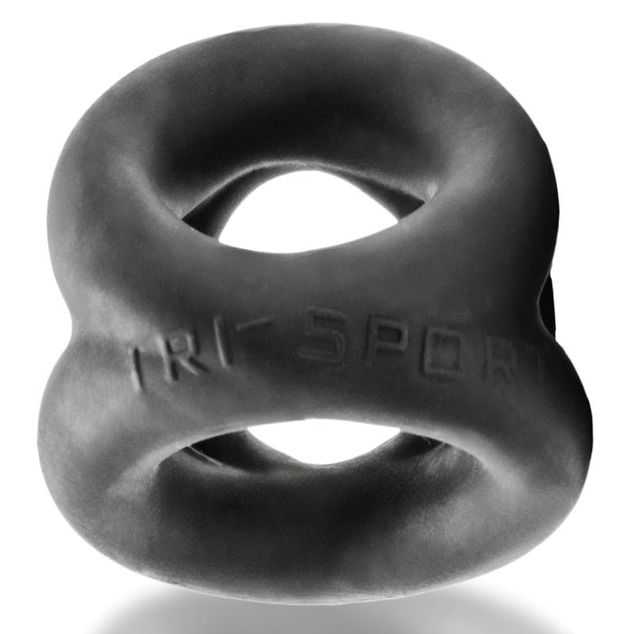 OxBalls Tri Sport 3 Ring 3 Sized Cock Ball And Sling, Night