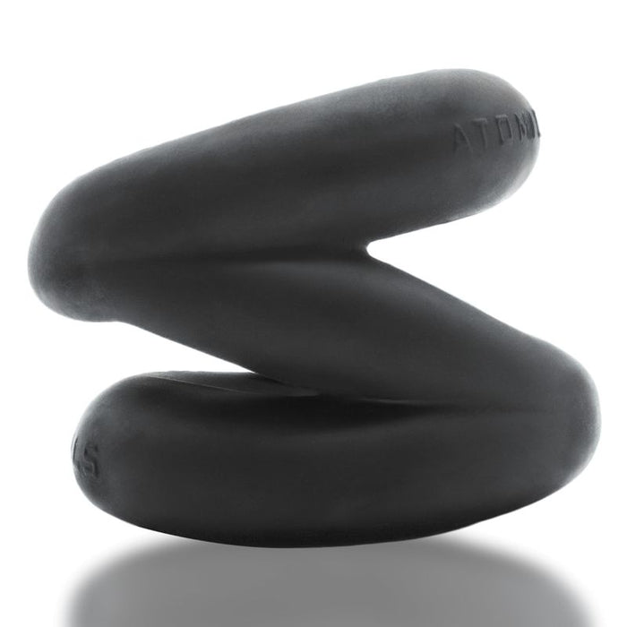 OxBalls Z-Balls Zig-Zag Cock Ring / Ball Stretcher, Black