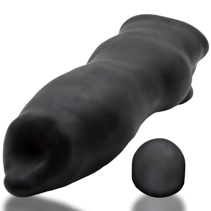 OxBalls Fido Velvet-Smooth Beast Sheath Night, Black
