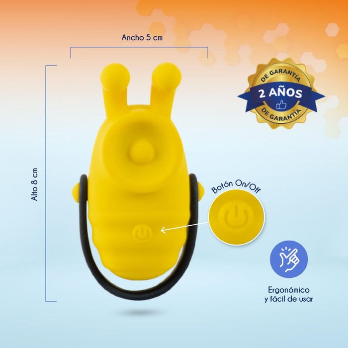 RAW Bumble Bee Pro Tapping Mini Massager, Yellow