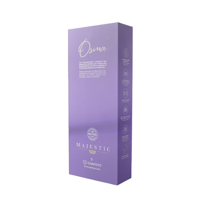 RAW Osma Majestic Pro Rabbit Vibrator, Purple