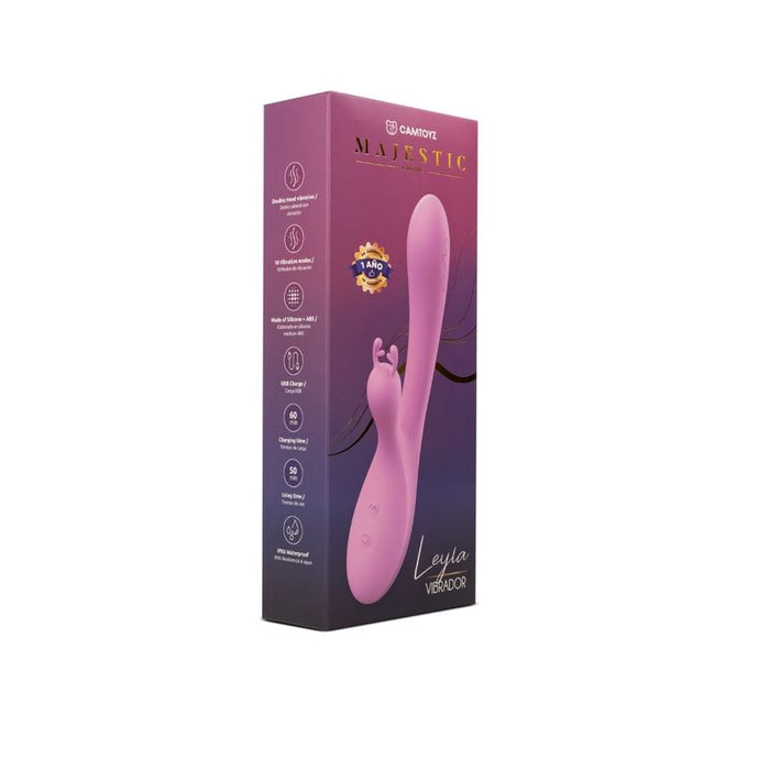 RAW Leyla Pro USB Rabbit Vibrator, Purple