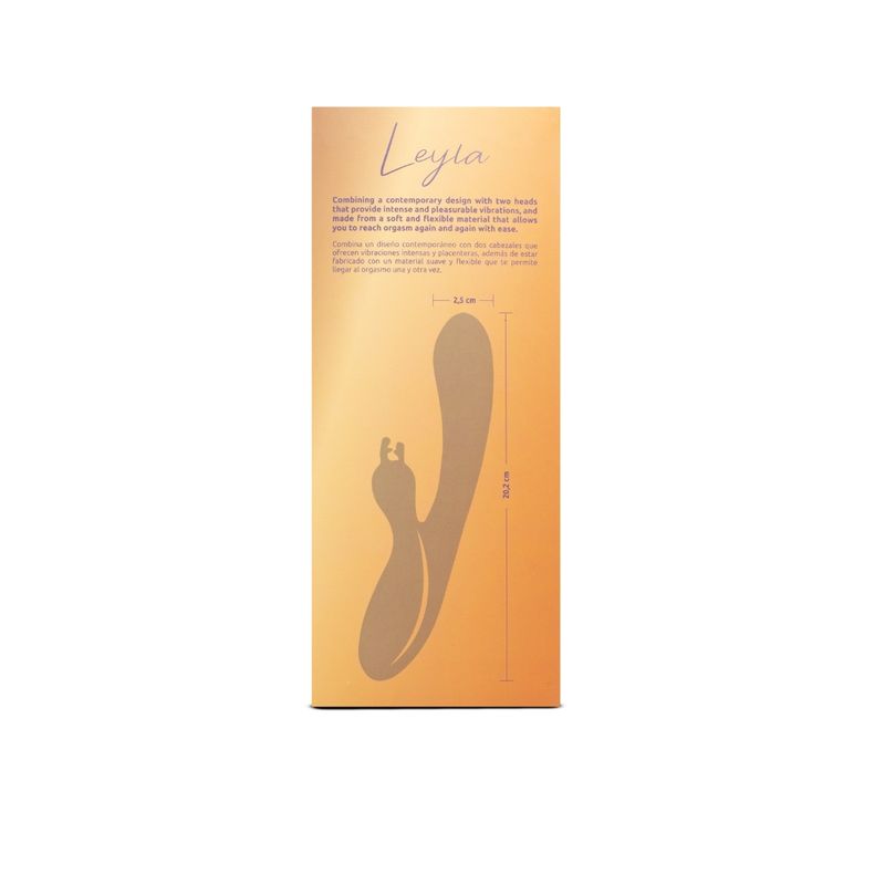 RAW Leyla Pro USB Rabbit Vibrator, Purple