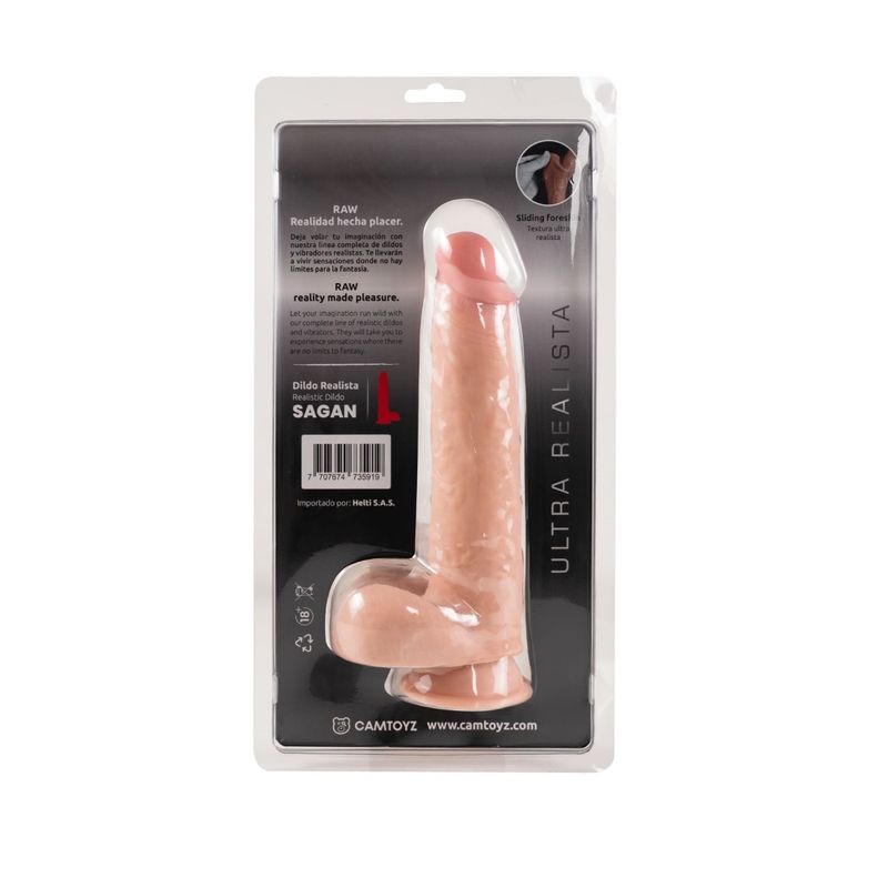 Raw Ultra Realistic Dildo Sagan Medium