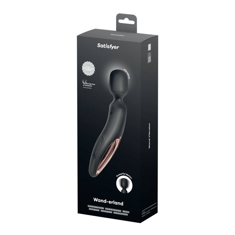 Satisfyer Wand-erland 50 Mode Body Wand, Black