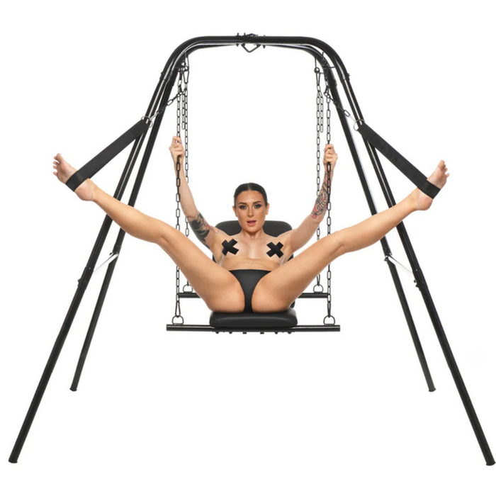 Throne Adjustable Sex Sling with Stand
