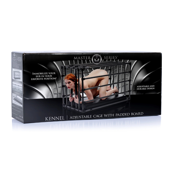 Kennel Adjustable Puppy Cage with Padded Board