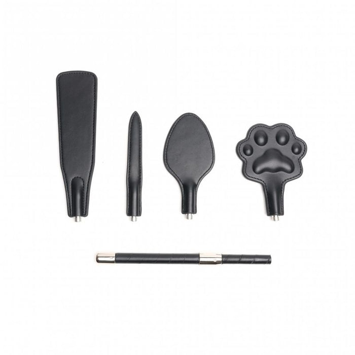 Sport Fucker Vegan 4 Pc Interchangeable Tip Crop, Black