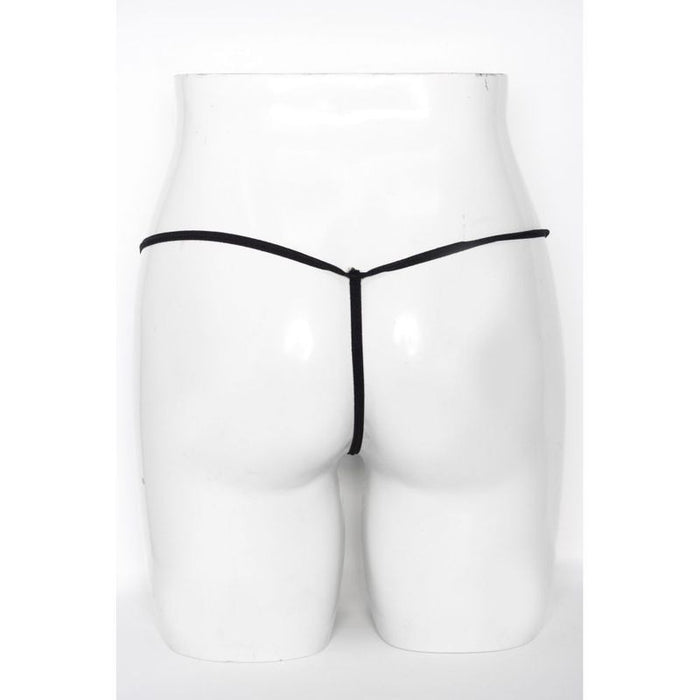 Killer Legs Mesh Net G-String, Black, Fuchsia, One Size