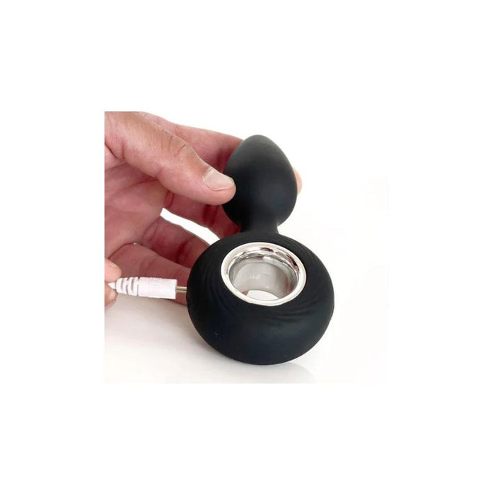 Boneyard Vers 12 Mode Silicone USB Anal Vibrator, Black