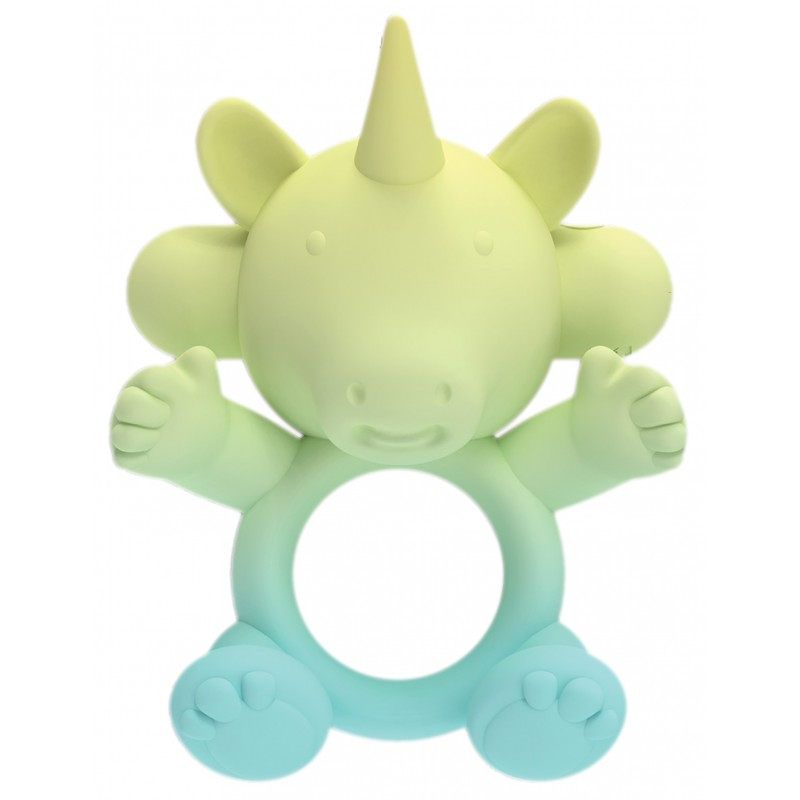 Wet Dreams Ultra 20 Mode USB Silicone UniHorn Cock Ring, Rainbow