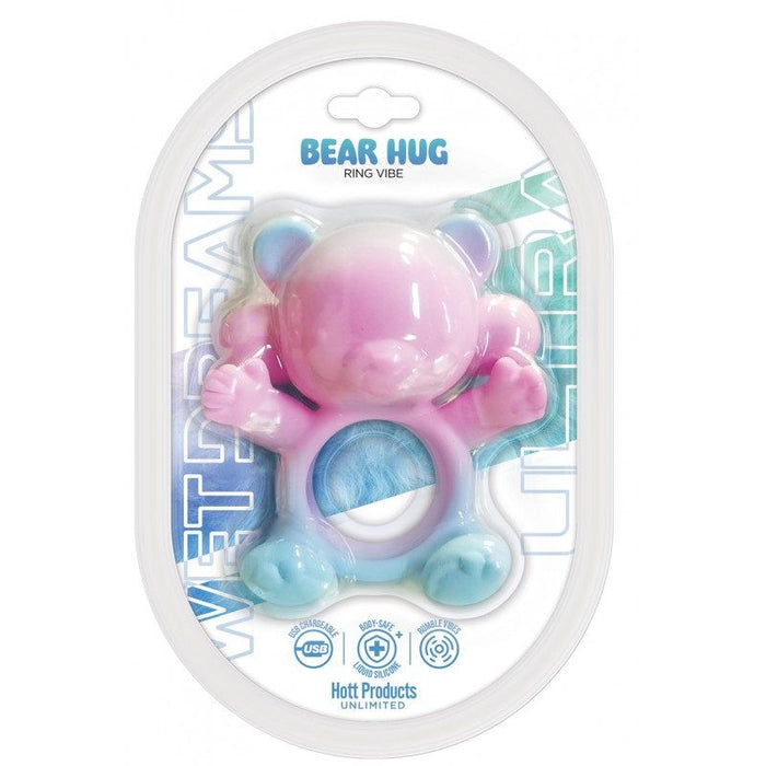 Wet Dreams Ultra 20 Mode USB Silicone Bear Hug Cock Ring, Mixed