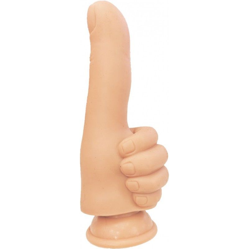 Finger Fest Thumbs Up Dildo, Flesh