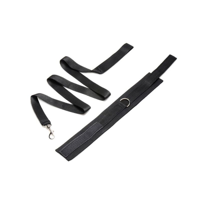 Frisky Neoprene Collar And Leash Set, Black