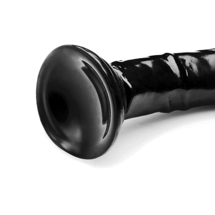 Hosed Realistic Anal Dildo, 19"/48cm, Black