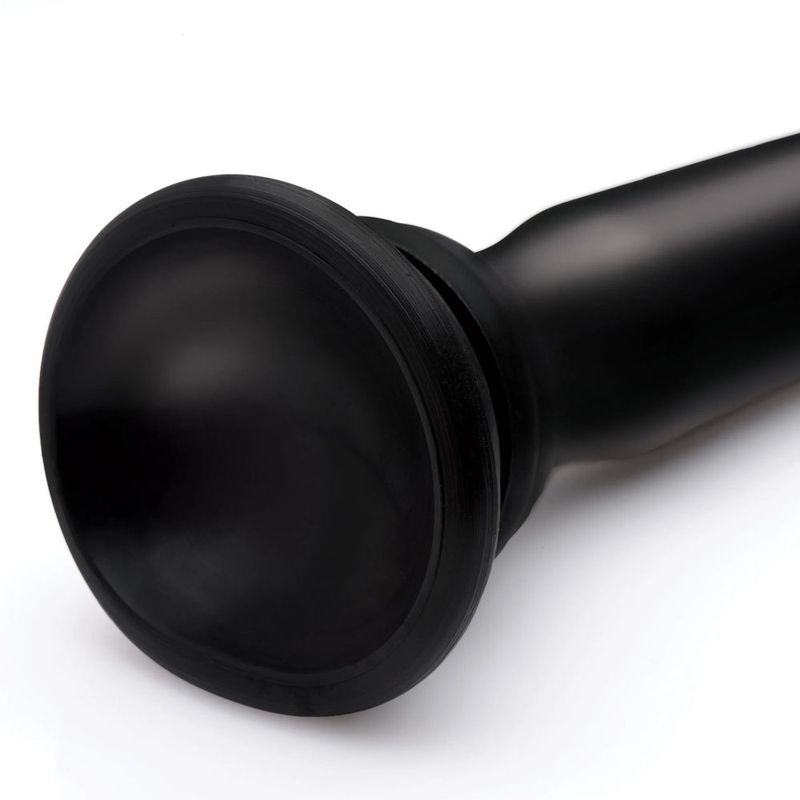 Hosed Silicone Tapered Hose, 15"/38cm, Black