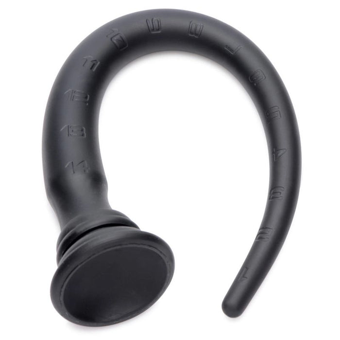 Hosed Silicone Tapered Hose, 15"/38cm, Black