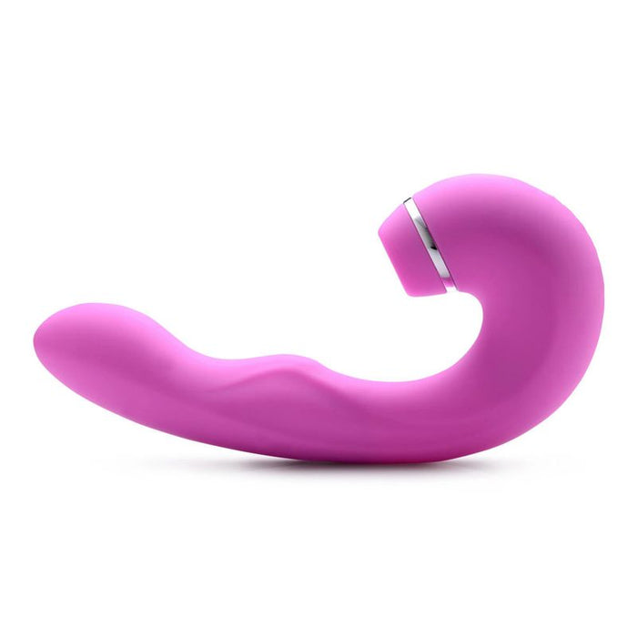 Shegasm 5 Star 10X Tapping G-Spot Vibe w Suction, Pink