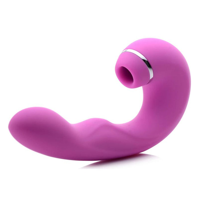 Shegasm 5 Star 10X Tapping G-Spot Vibe w Suction, Pink