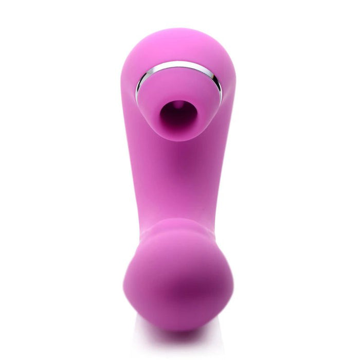 Shegasm 5 Star 10X Tapping G-Spot Vibe w Suction, Pink