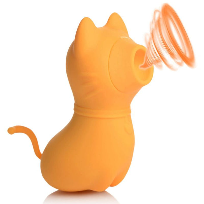 Shegasm Sucky Kitty 7X Clitoral Stimulator, Orange