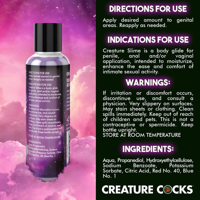 Creature Slime Purple Slime Water Based Lubricant, 118ml