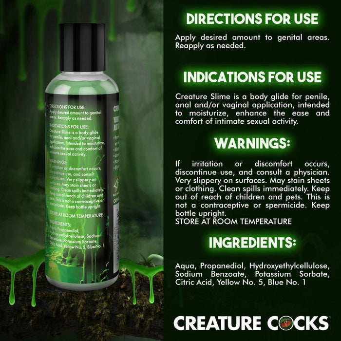 Creature Slime Green Slime Water Based Lubricant, 118ml