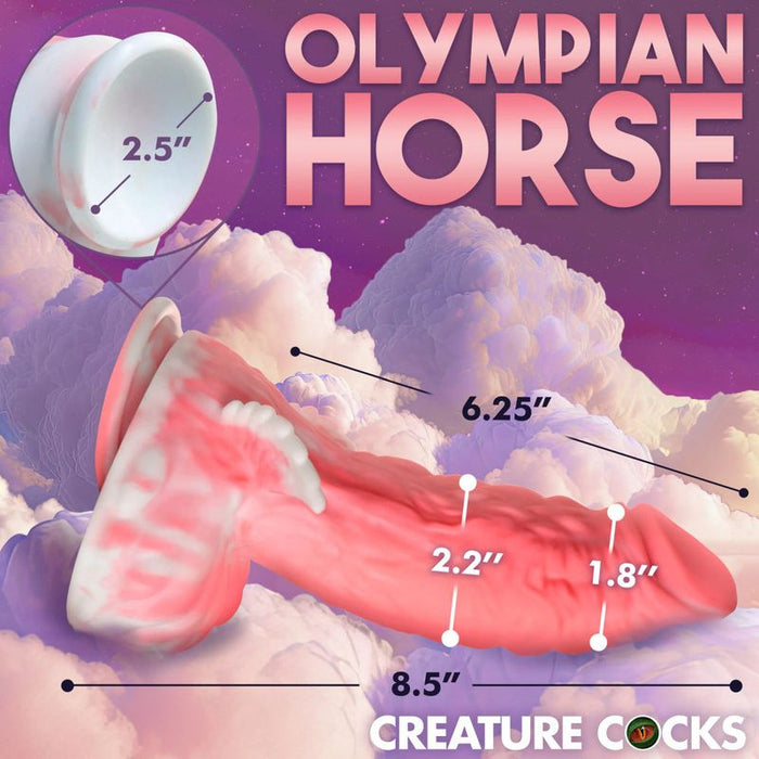 Creature Cocks Pegasus Pecker Winged Silicone Dildo, 8.5", Mixed