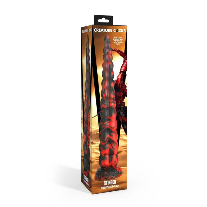 Creature Cocks Stinger Silicone Dildo, 14.5", Mixed