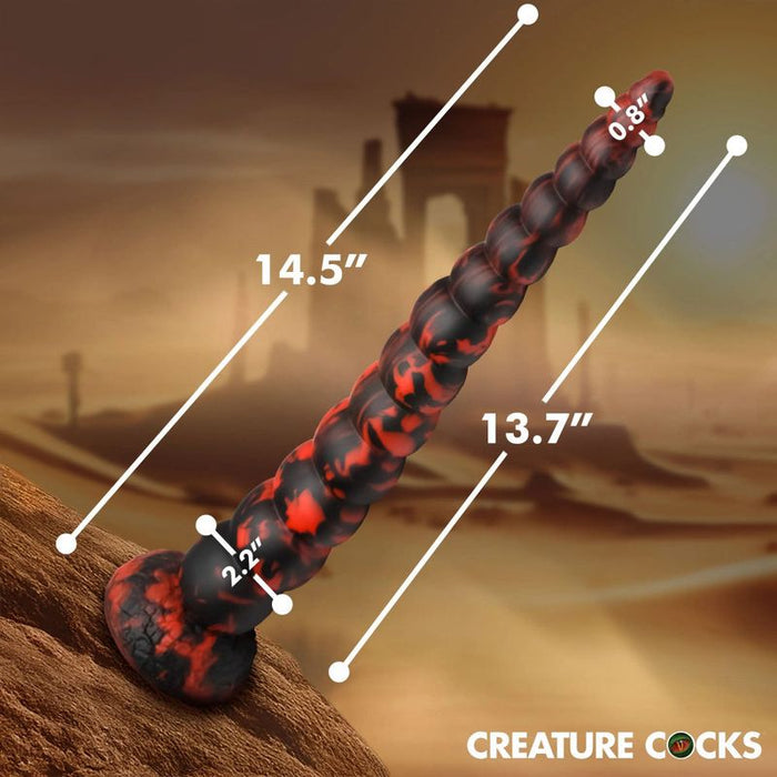 Creature Cocks Stinger Silicone Dildo, 14.5", Mixed