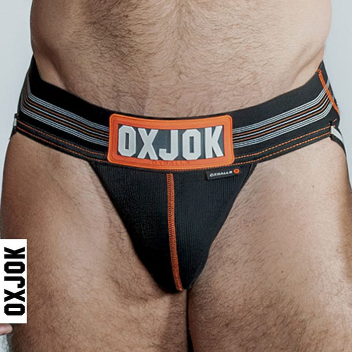 Oxballs Slingjock Upthrust Slider-Strap Jock, Black, Blue, S-XL