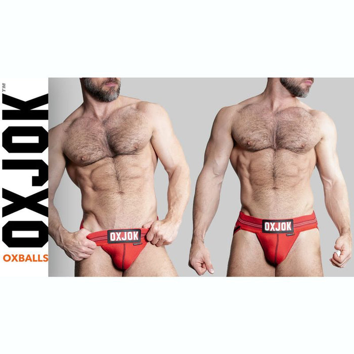 Oxballs Slingjock Upthrust Slider-Strap Jock, Black, Blue, S-XL
