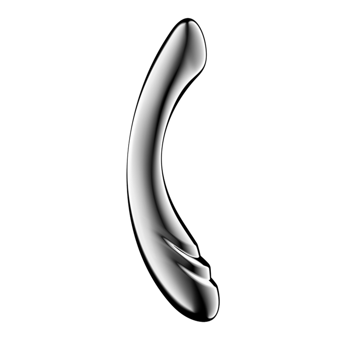 Satisfyer Pure Gravity 3 Metal Dildo, Silver