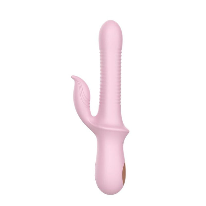 SXE Fannie USB Silicone Multi-Mode Rabbit Vibrator, Pink