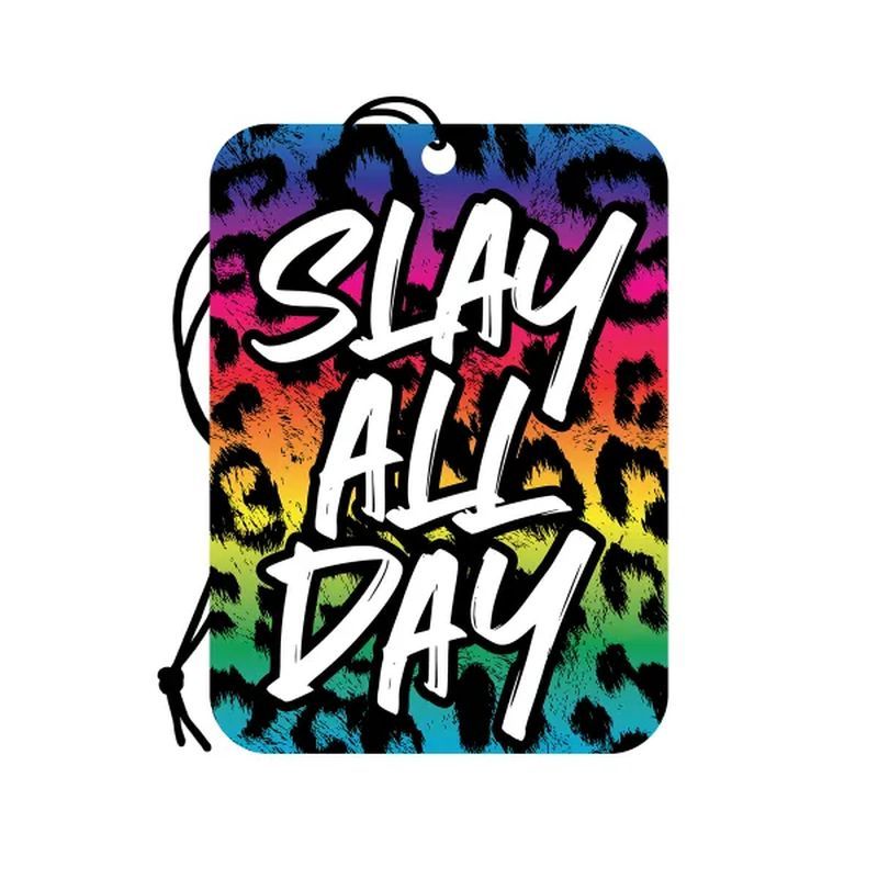 Slay All Day Air Freshener, Rainbow