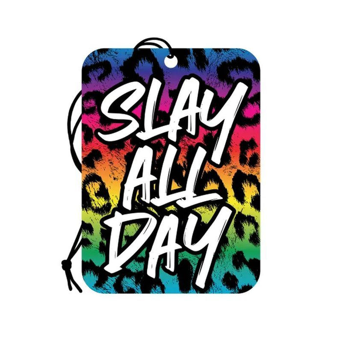 Slay All Day Air Freshener, Rainbow