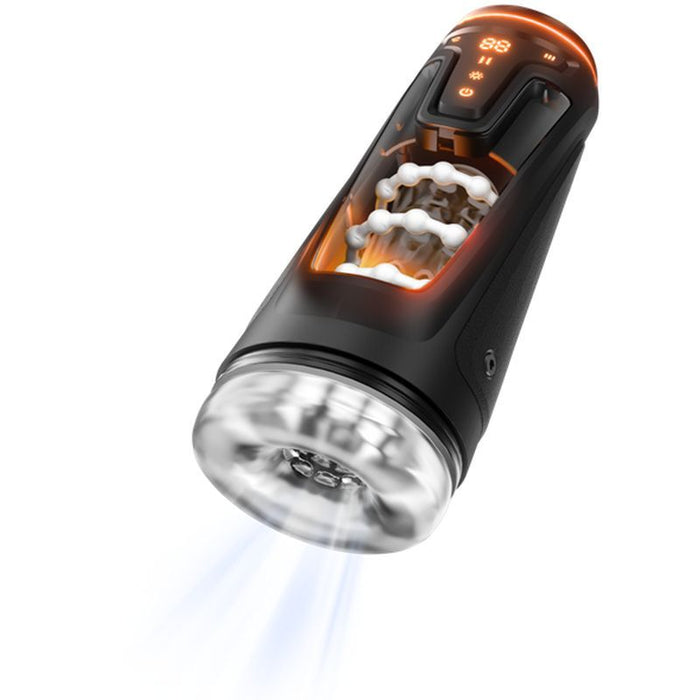 Warrior Thrusting Vibrating Heating USB Masturbator