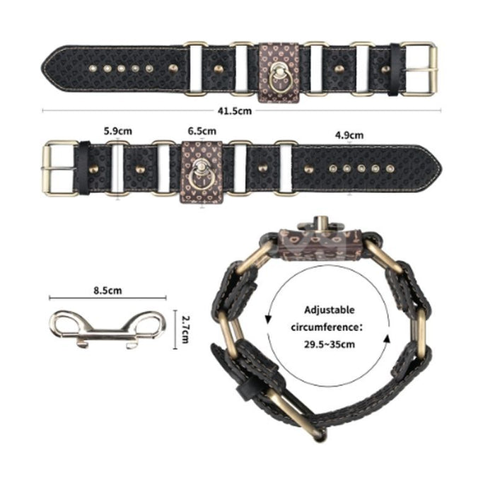 Lovetoy Rebellion Reign Ankle Cuffs, Brown