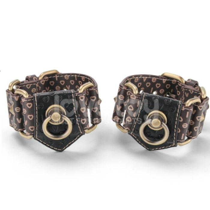 Lovetoy Rebellion Reign Handcuffs, Brown