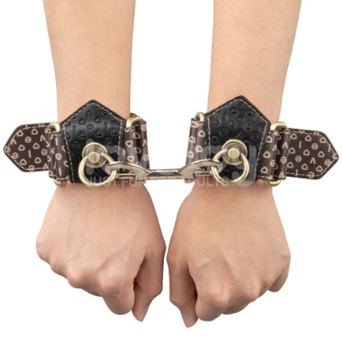 Lovetoy Rebellion Reign Handcuffs, Brown