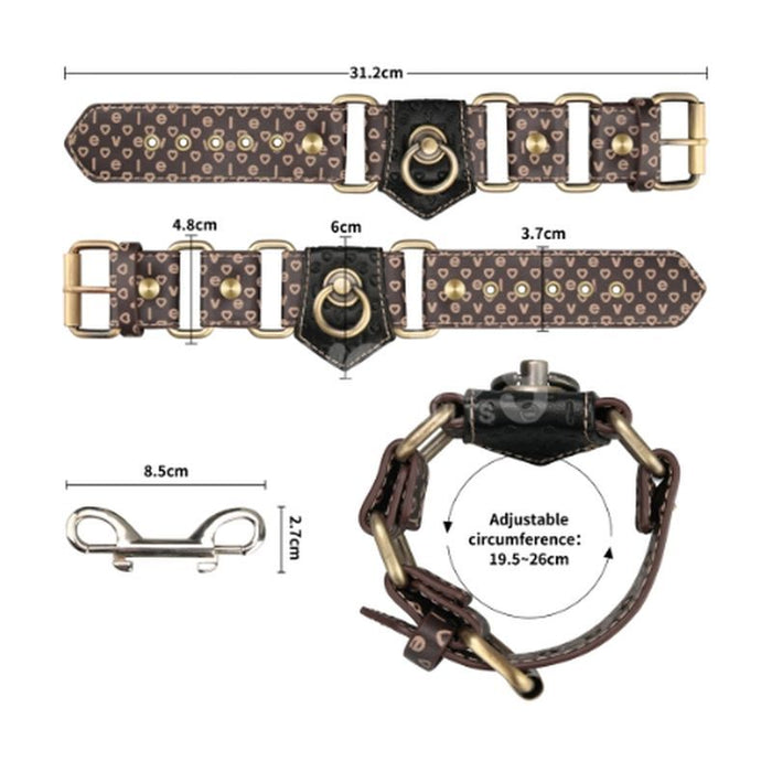 Lovetoy Rebellion Reign Handcuffs, Brown