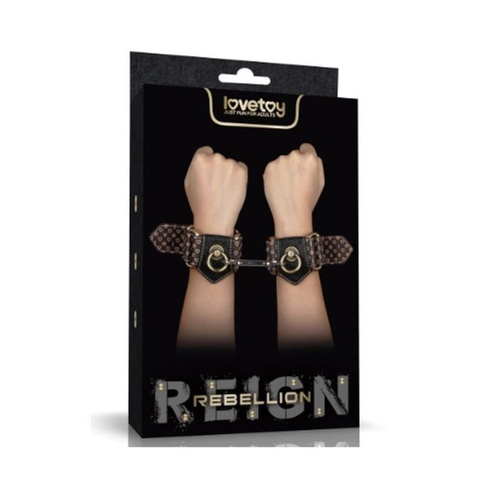 Lovetoy Rebellion Reign Handcuffs, Brown