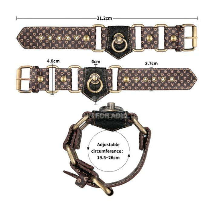 Lovetoy Rebellion Reign Hogtie Set, Brown