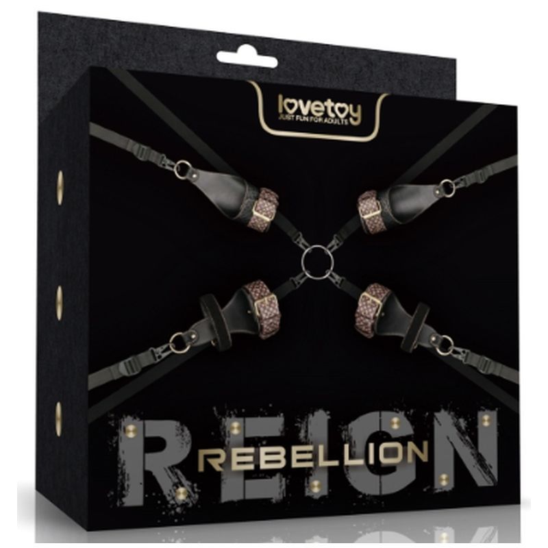 Lovetoy Rebellion Reign Under Mattress Restraint, Brown