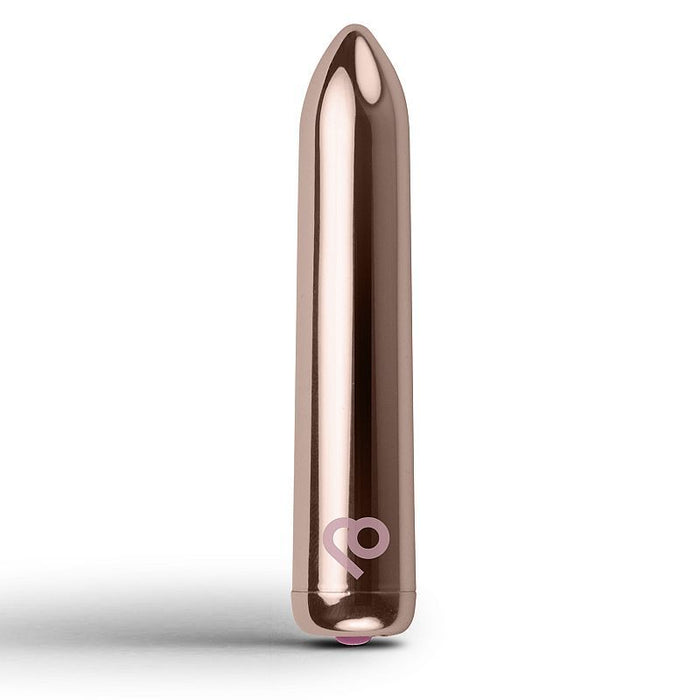 Rocks Off Golden Rose Rechargeable Bullet, Gold