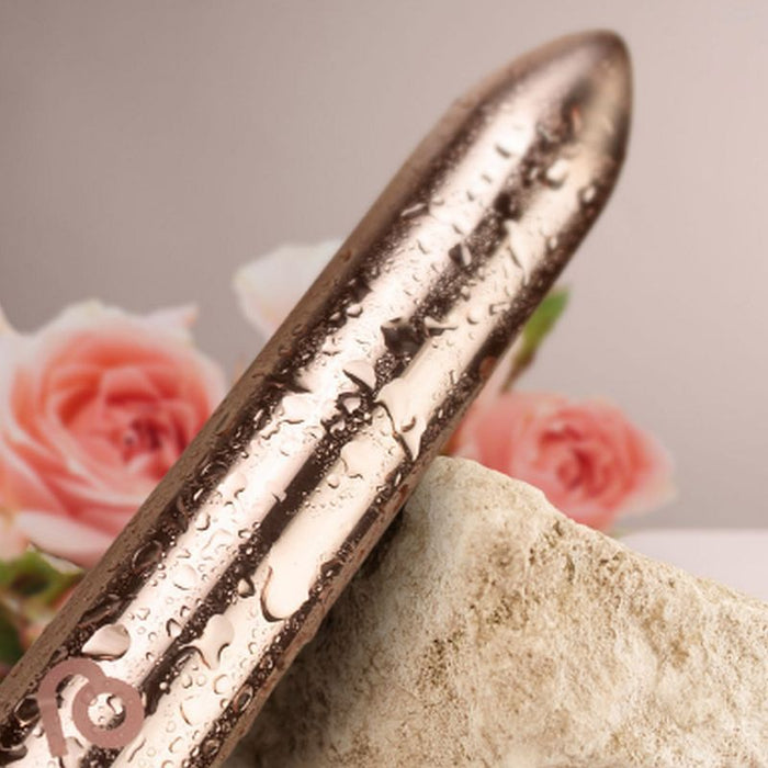 Rocks Off Golden Rose Rechargeable Bullet, Gold