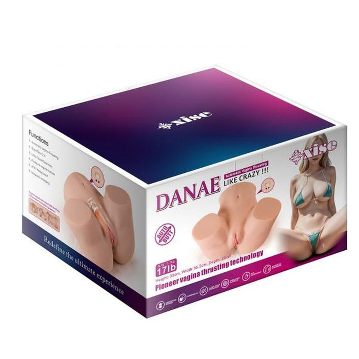 Danae 7.7kg USB Auto Thrusting Pussy and Ass, Flesh