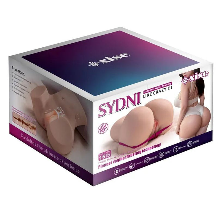 Sydni 7.5kg USB Auto Thrusting Pussy and Ass, Flesh