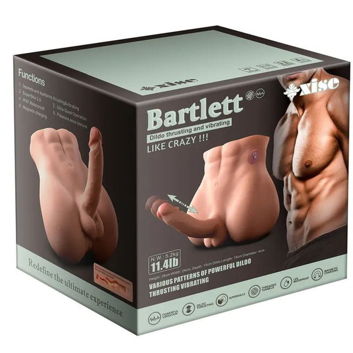Bartlett 5kg USB Auto Thrusting 15cm Male Cock and Ass, Flesh